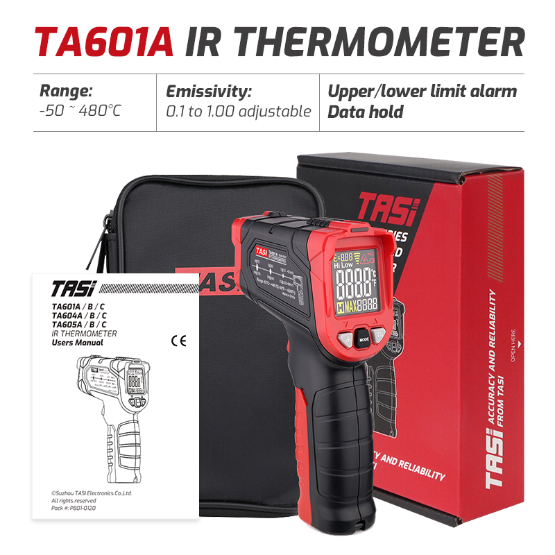 Industrial Laser Measurement - Termómetro Infrarrojo TA601A TA601B TA601C, Pistola