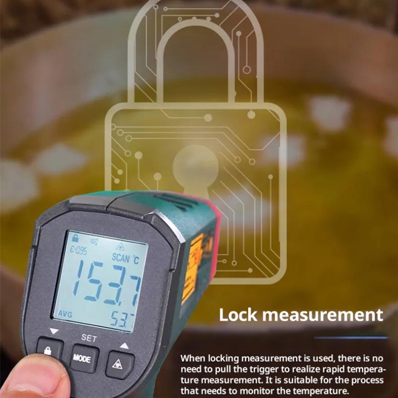 Industrial Laser Sensor - Termómetro Digital UNI-T UT306S UT306C, pistola