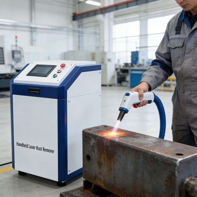 Industrial Laser Paint Remover - Máquina de Limpieza Láser Portátil de