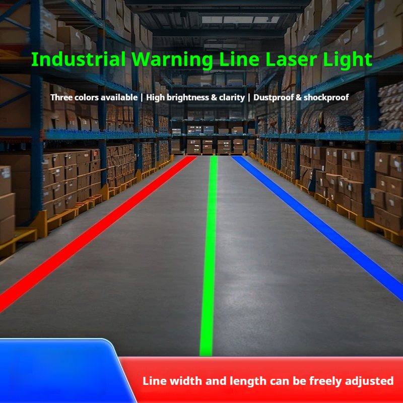 Industrial Laser Line Projector - Luz Láser Industrial de Una Línea,