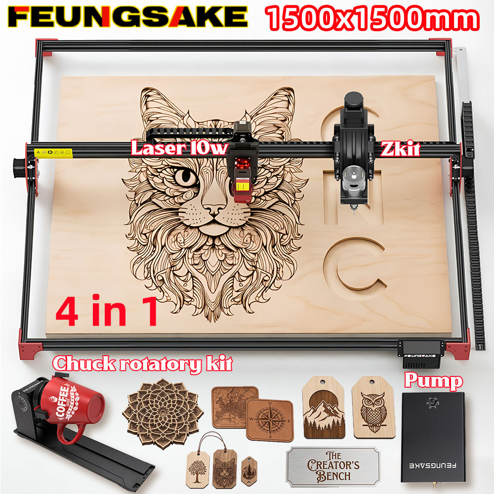 Air Assist Pump Laser - FEUNGSAKE Máquina de Grabado y Corte