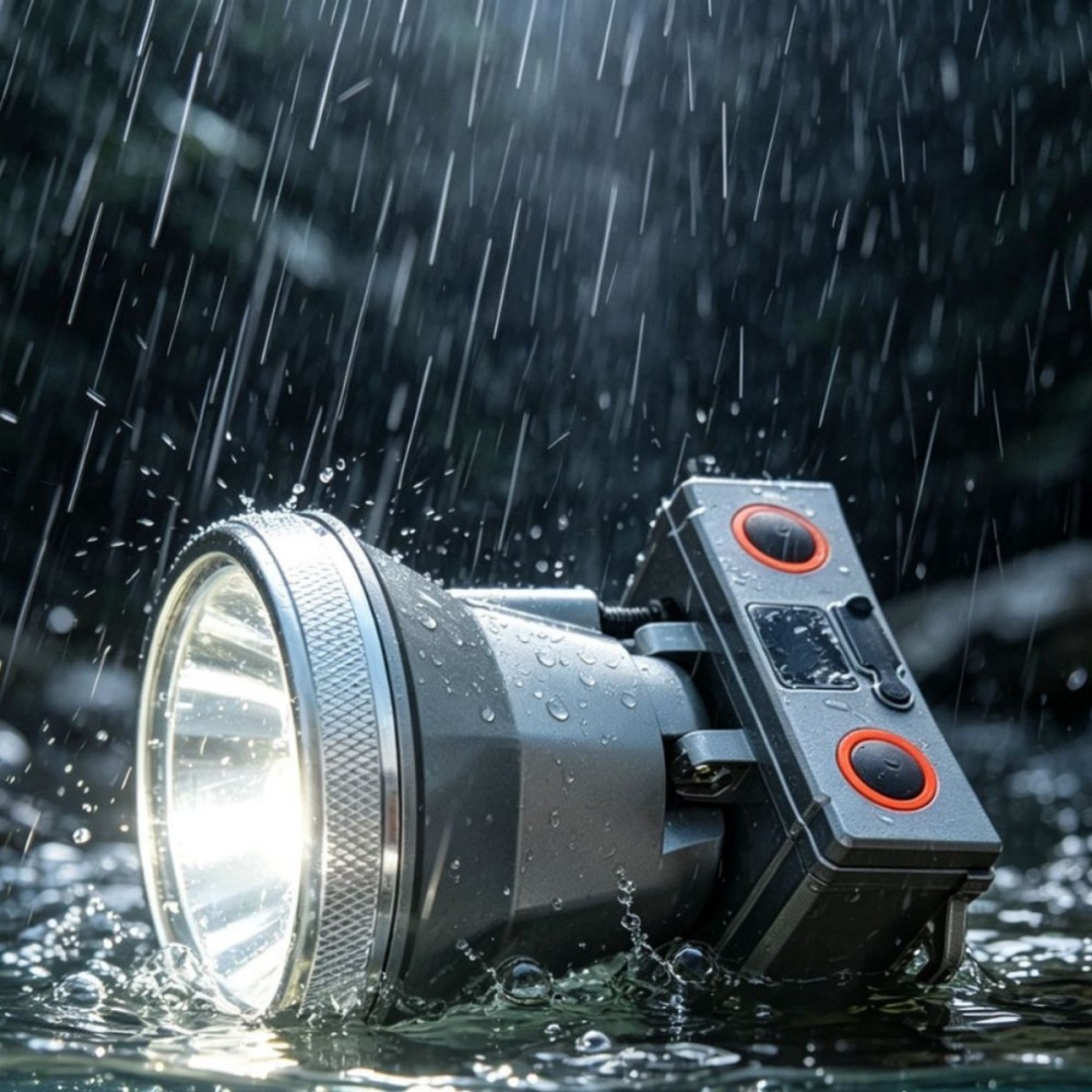 Industrial Laser Light - Linterna Frontal LED de Alto Rendimiento,