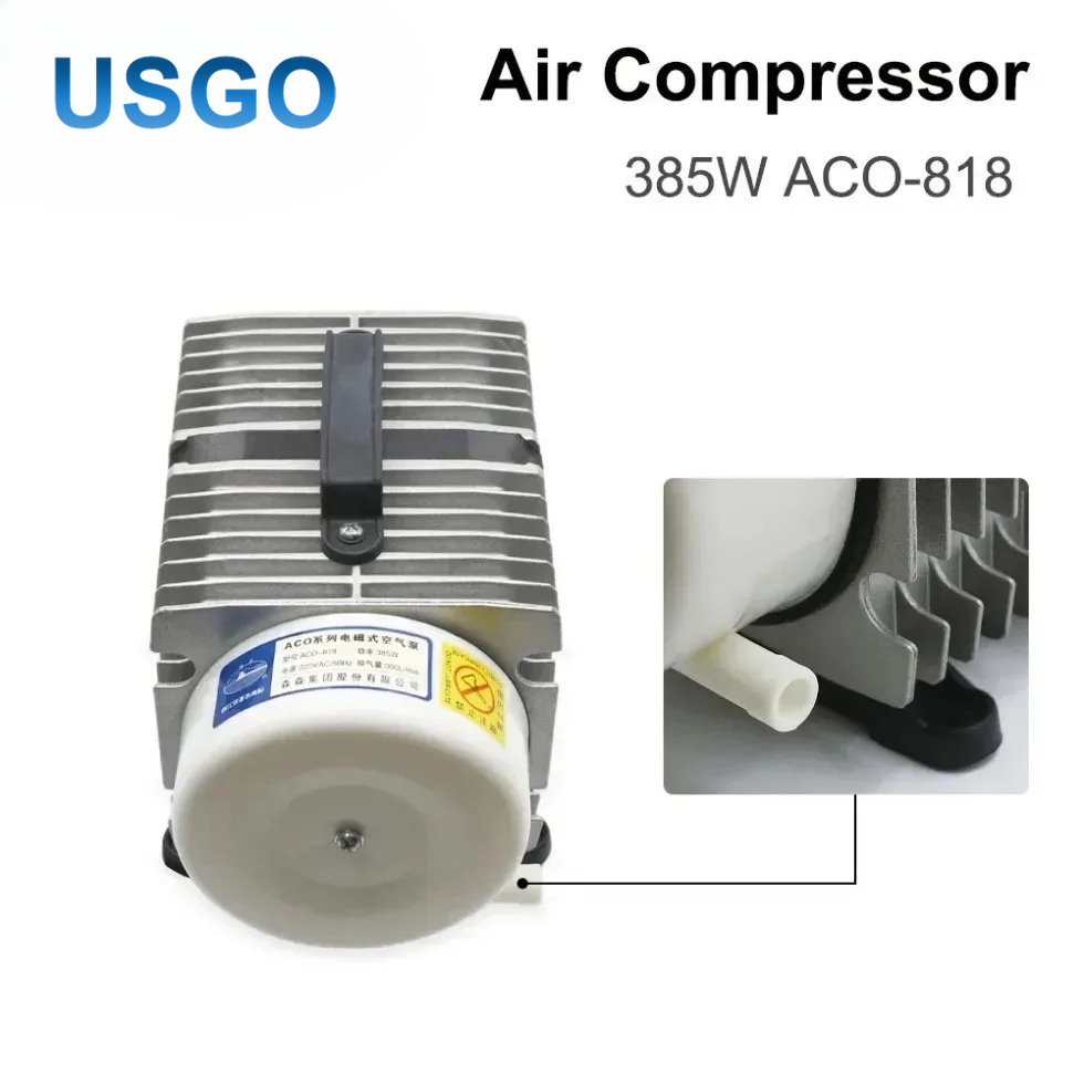 Compresor de Aire Electromagné - Air Assist Pump Laser reseña y precio