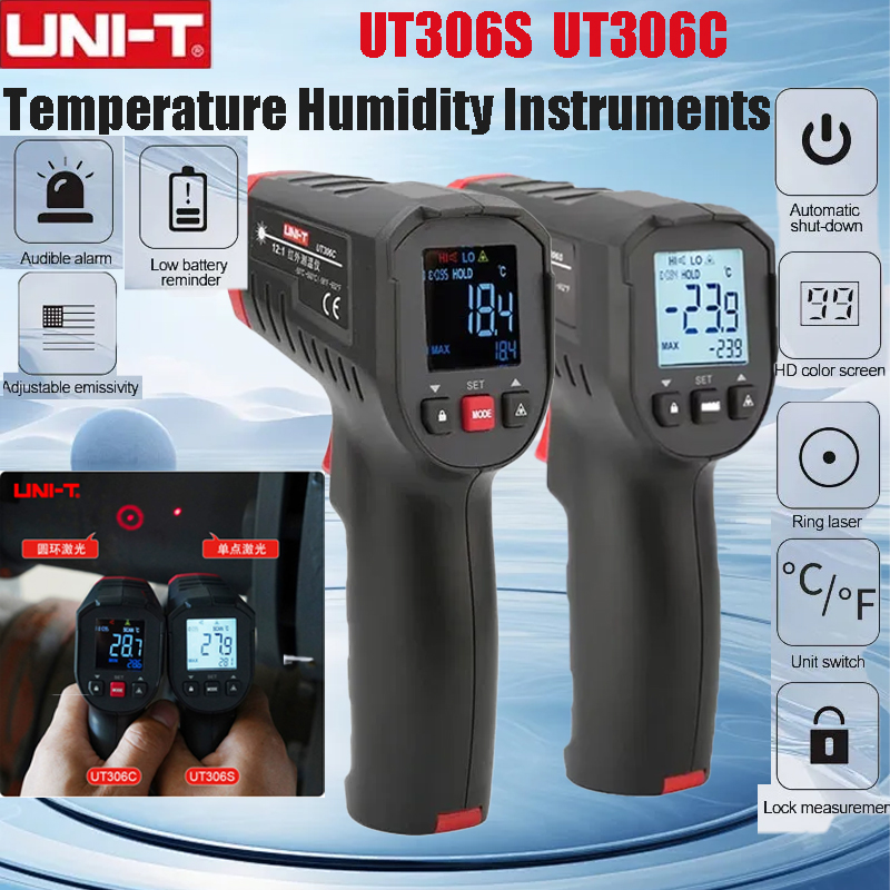 Termómetro Digital UNI-T UT306 - Industrial Laser Sensor reseña y precio