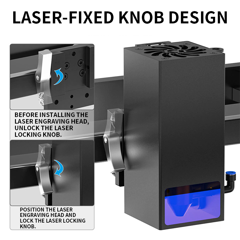 Grabador láser de 20W U20, máq - Air Assist Pump Laser reseña y precio