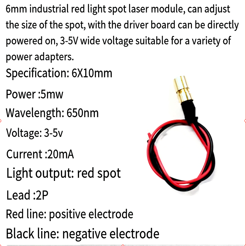 Módulo láser industrial de 6mm - Industrial Laser Light reseña y precio