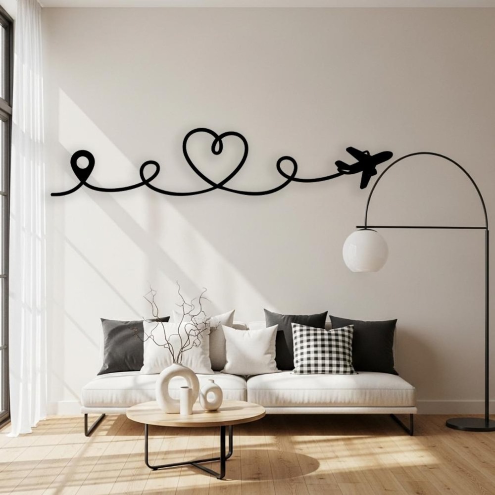 Arte de pared metálico plano p - Industrial Laser Power reseña y precio