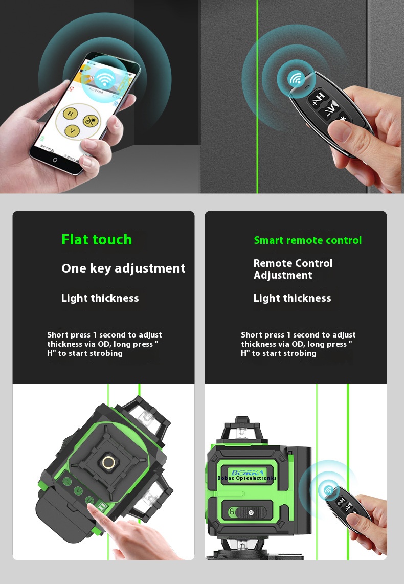 Nivel Láser Verde de 16 Líneas - Industrial Laser Line Projector reseña y precio