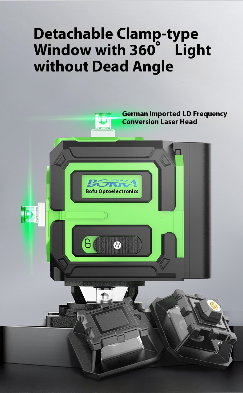 Nivel Láser Verde de 16 Líneas - Industrial Laser Line Projector reseña y precio