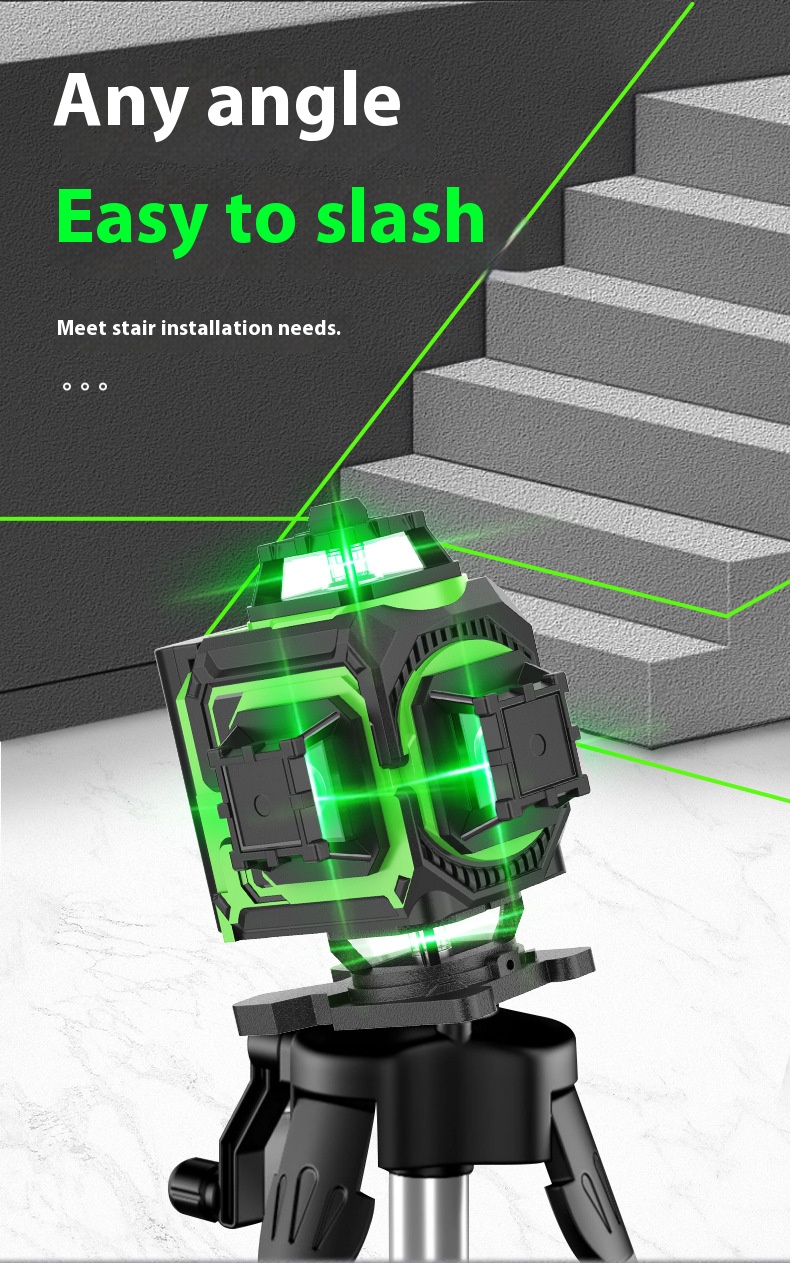 Nivel Láser Verde de 16 Líneas - Industrial Laser Line Projector reseña y precio
