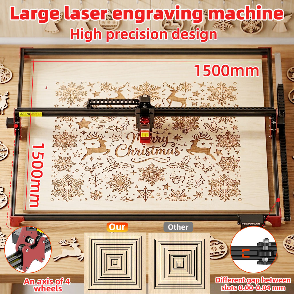 FEUNGSAKE Máquina de Grabado y - Air Assist Pump Laser reseña y precio