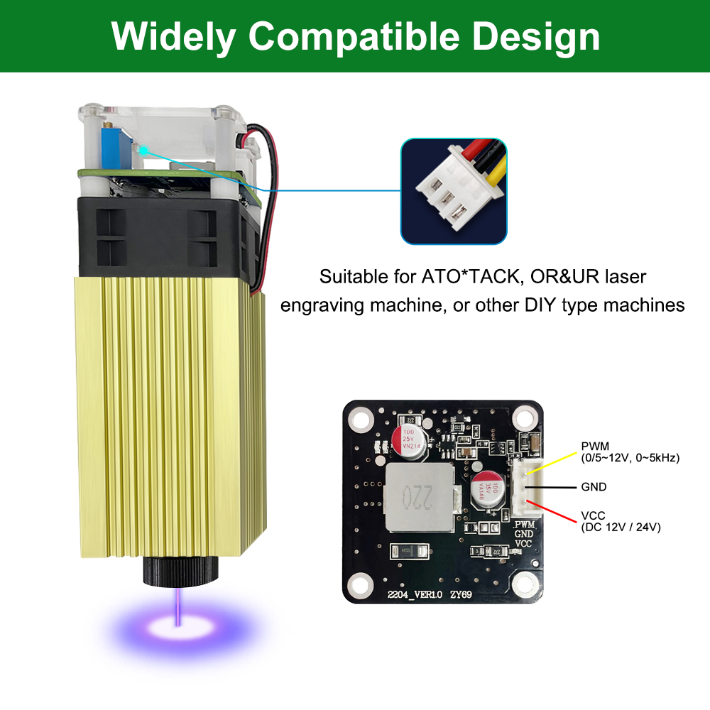 Árbol láser 4W 5W módulo láser - Industrial Laser Blasting reseña y precio