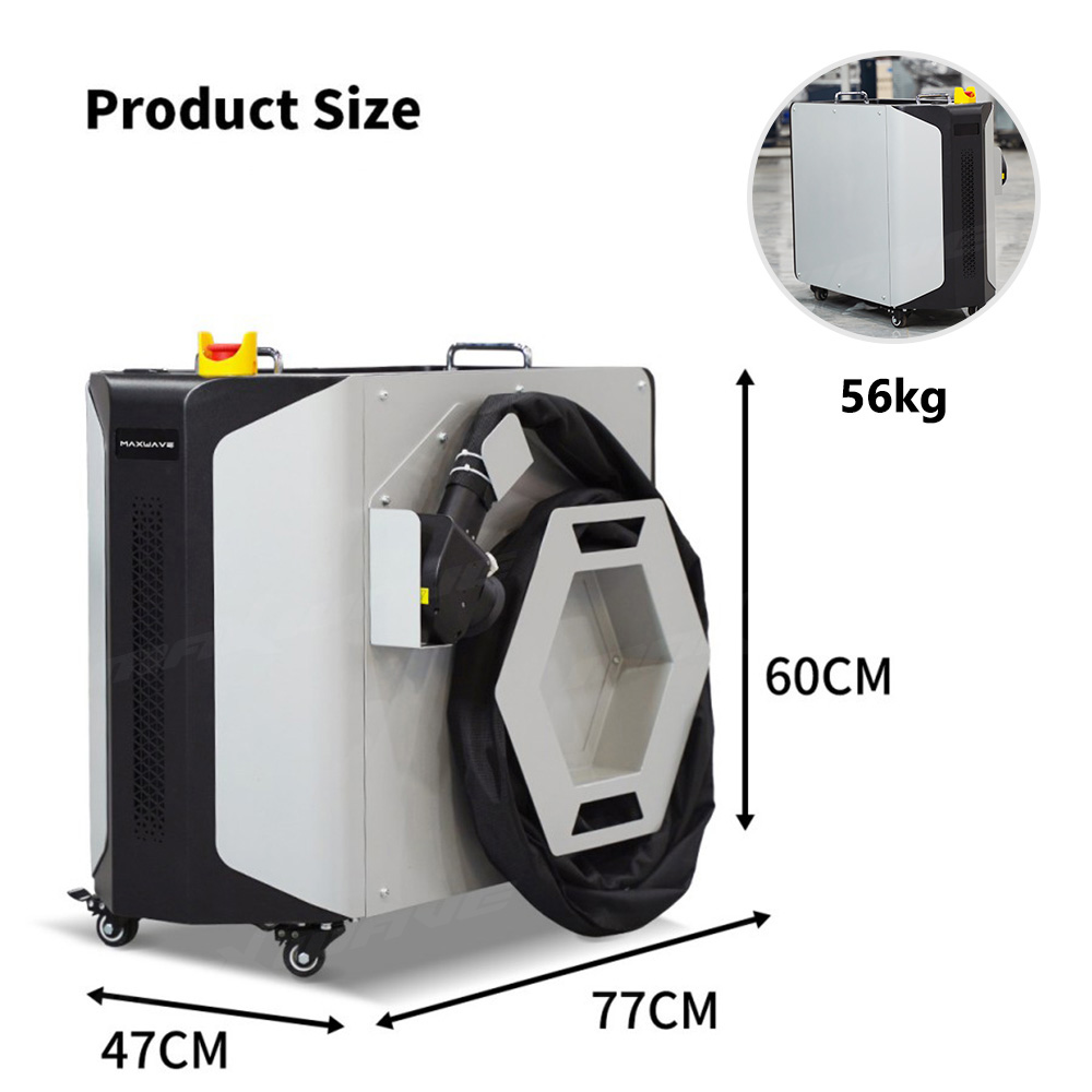 Limpiador Láser Maxwave de 300 - Industrial Laser Paint Remover reseña y precio
