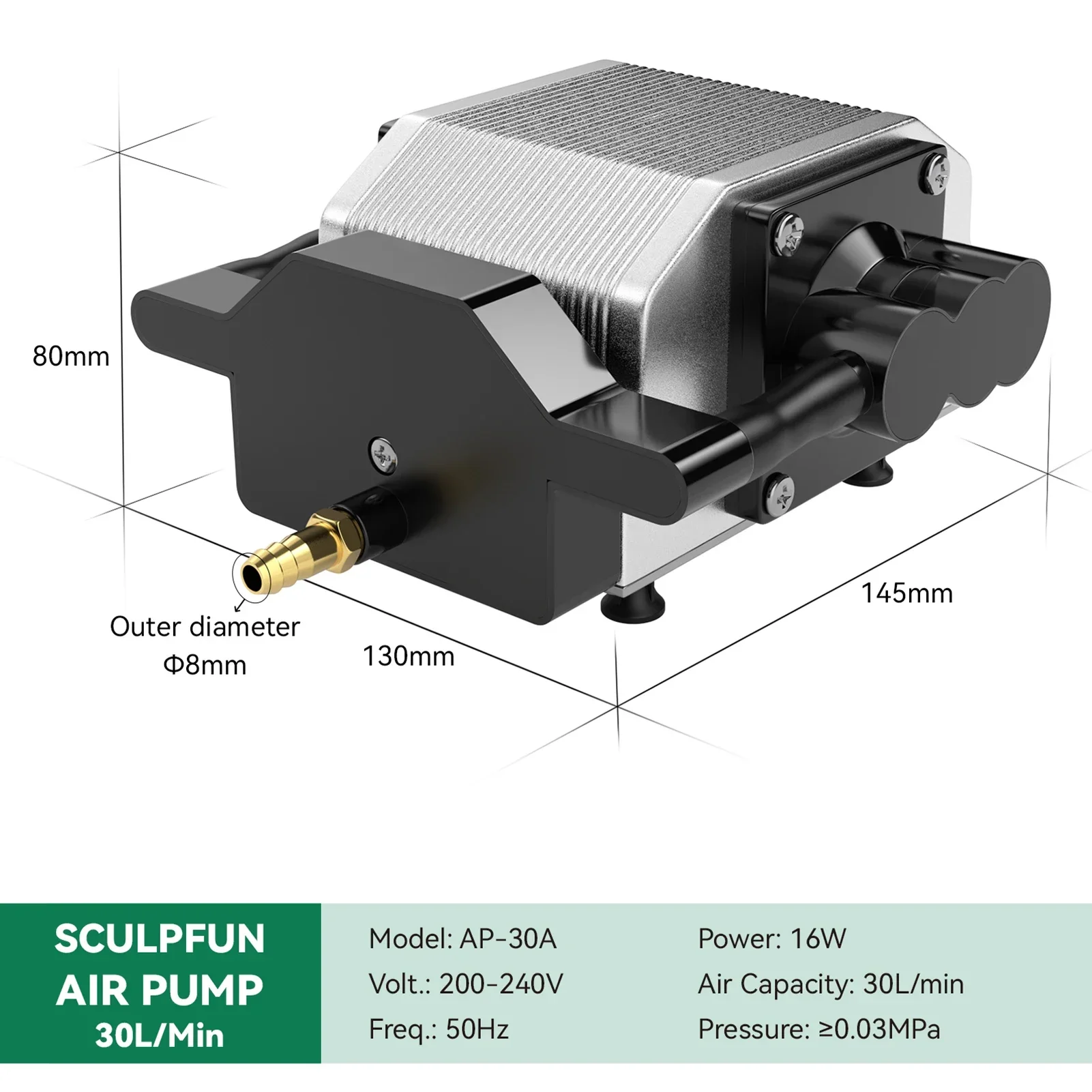 Compresor de Aire con Asistenc - Air Assist Pump Laser reseña y precio