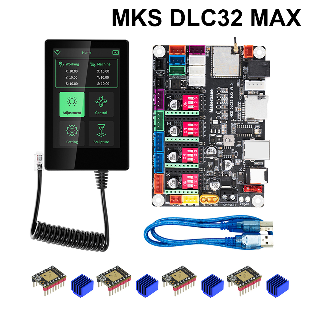 Makerbase-placa enrutadora CNC - Industrial Laser Sensor reseña y precio