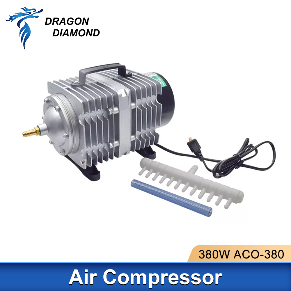 Compresor de aire 380W 220V 28 - Air Assist Pump Laser reseña y precio