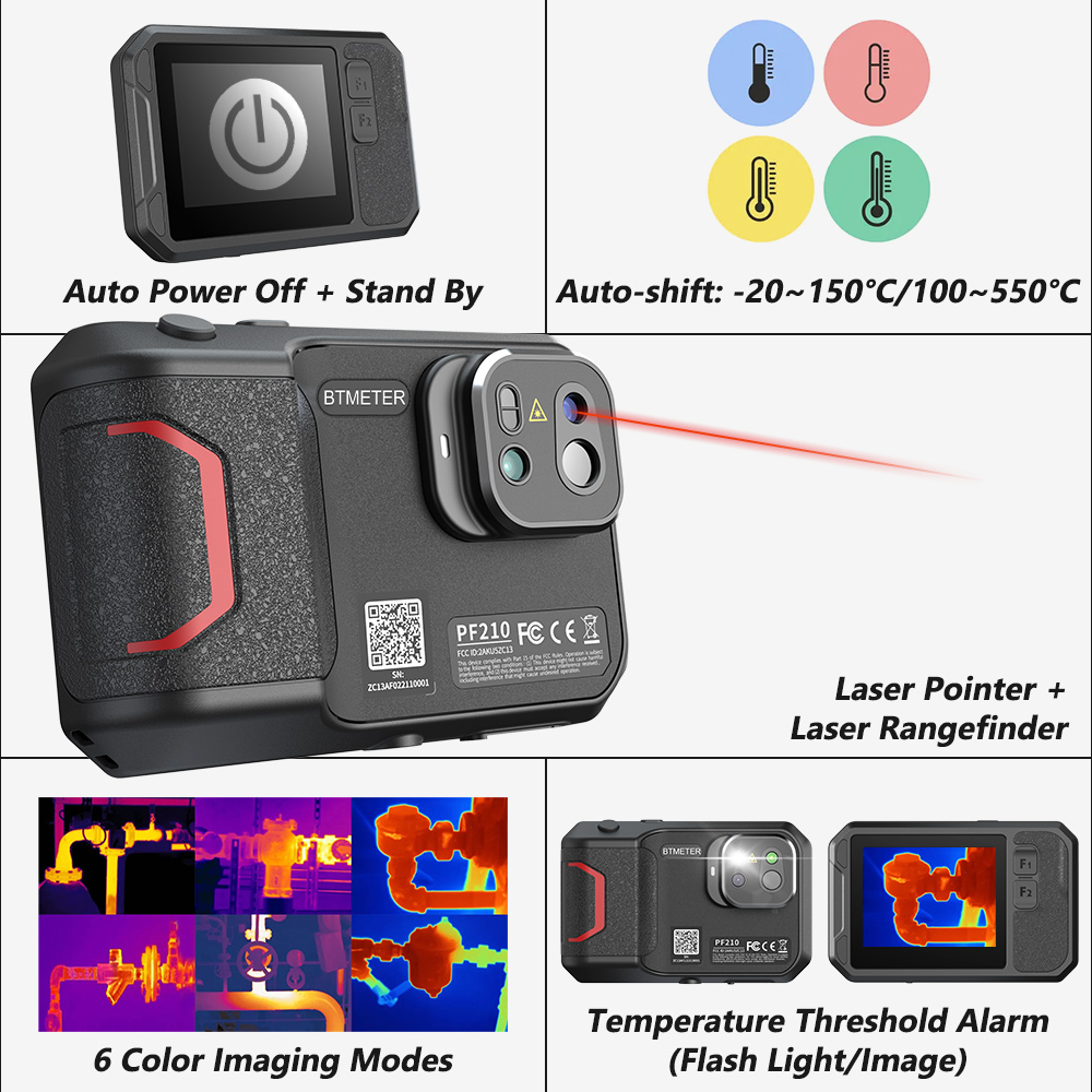 Cámara Térmica Portátil de 256 - Industrial Laser Measurement reseña y precio